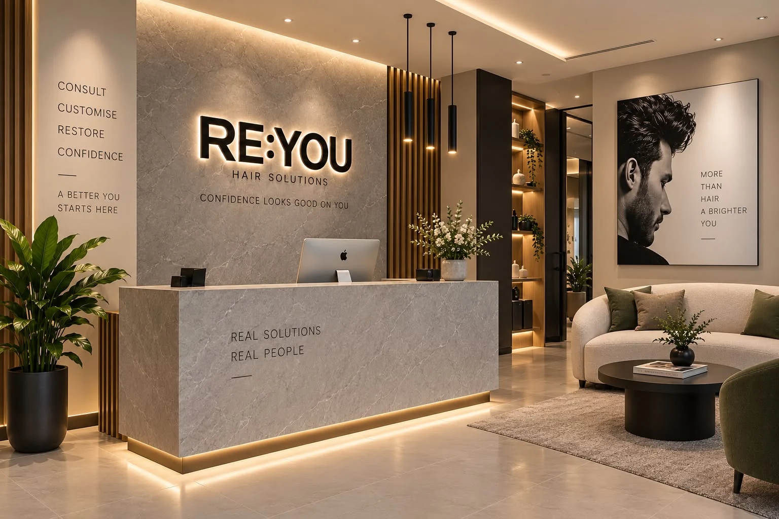 RE:YOU reception design concept